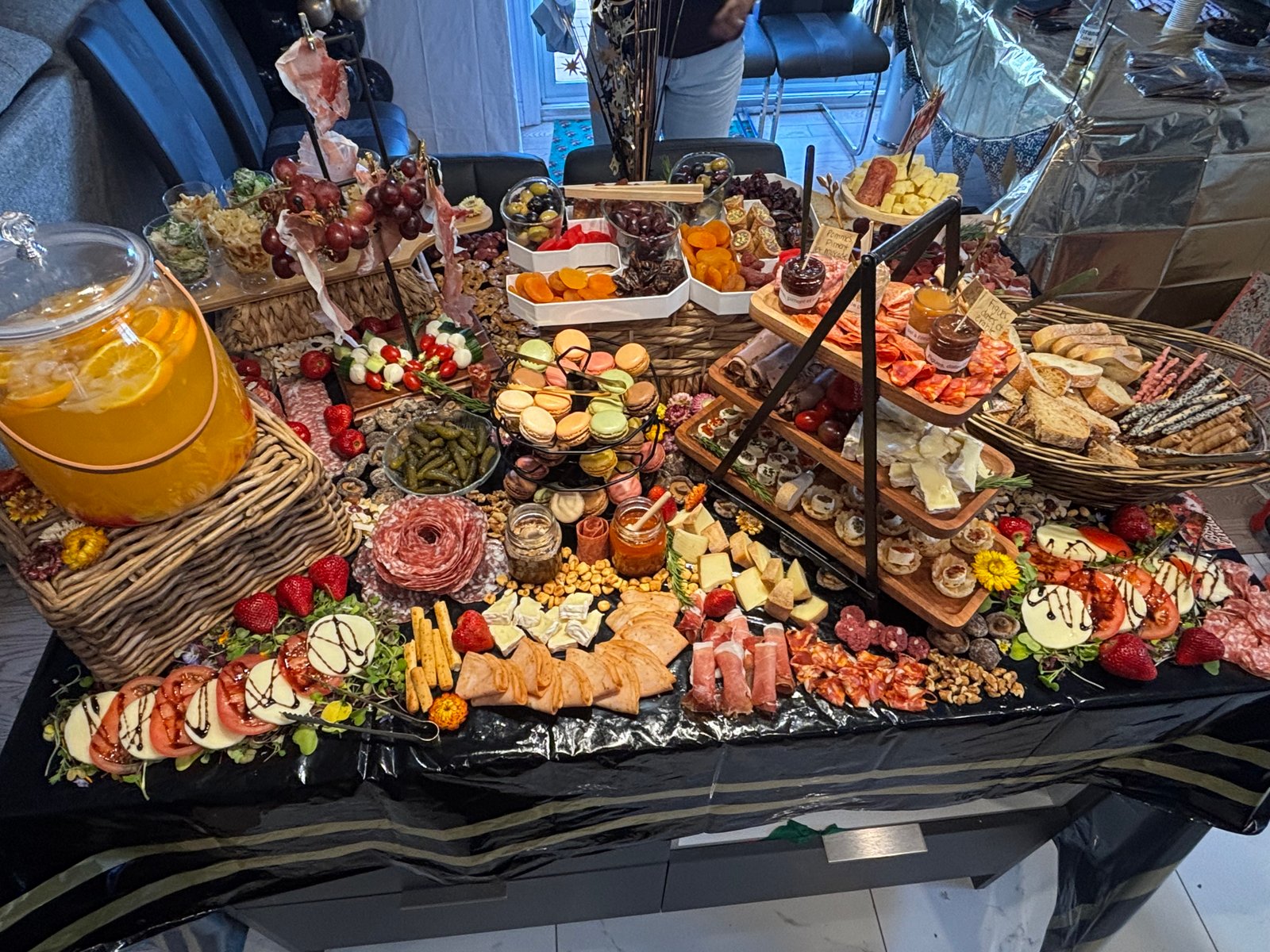 Détail table grazing charcuterie Boca Linda